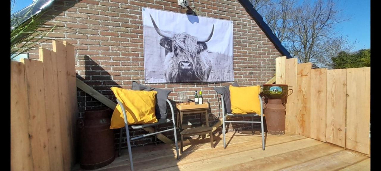 De Huifkar, Trekkershut Bij Sneek Hotel Hommerts Bagian luar foto